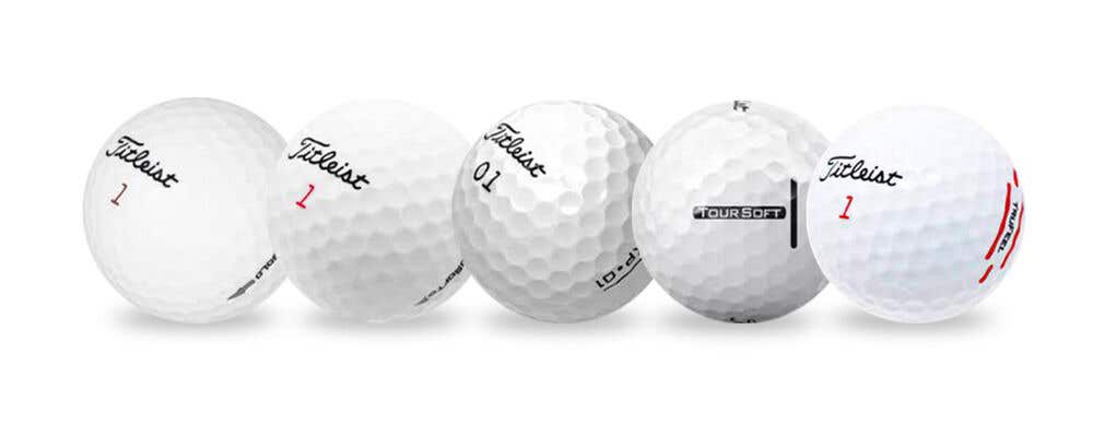 24 Golf Balls-  Titleist Premium Mix - AAAAA/AAAA