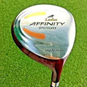 Affinity Ladies Stainless Mid Fairway Wood / RH / 62g Ladies Graphite / gw1777
