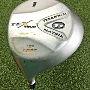 TFX Tour Titanium Matrix Driver 10* / LH / Regular Steel ~42" /Nice Grip /gw6350