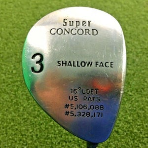 Nickent Super Concord Shallow Face 3 Wood 16* /  RH /  Stiff Graphite / mm0317