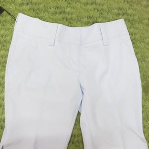 LADIES Adidas CLIMALITE Stretch Golf Shorts * Size 6 Dew/Light Blue - Long 20"