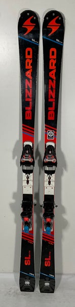 Used Blizzard 165cm Racing SL FIS Skis With Marker Bindings Max