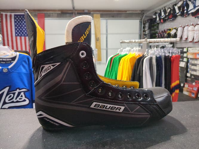 SINGLE BOOT Senior New Bauer Supreme S150 Hockey Skates Regular Width Size 10.5 Right
