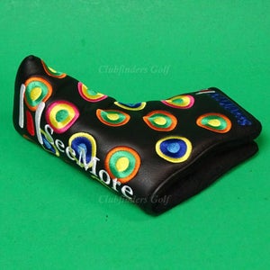 SeeMore Black Groovy Magnetic Closure Blade Putter Headcover