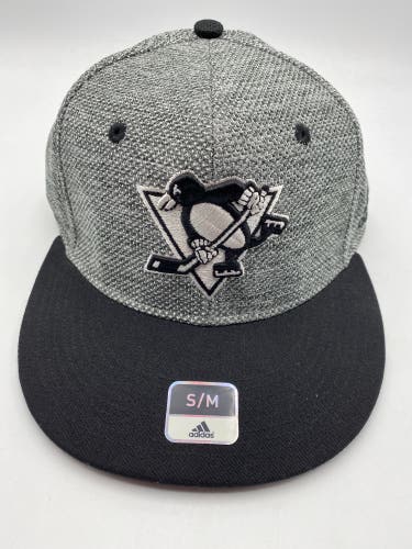NEW Adidas Pittsburgh Penguins Flat Brim Hat