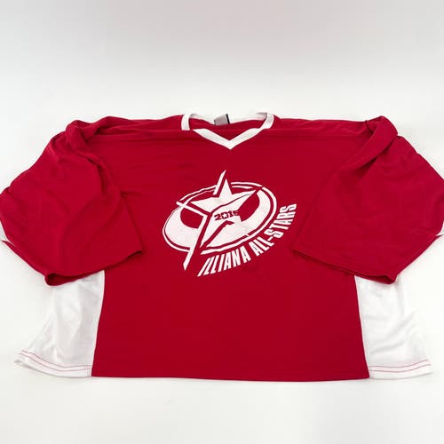 Red and White Adult Practice Jersey XXL