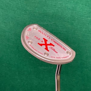 Scotty Cameron Red X 33" Heel-Shafted Mallet Putter Golf Club Titleist