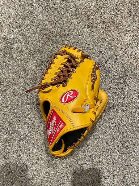 Used Right Hand Throw Rawlings Infield Heart of the Hide Baseball Glove 11.5"