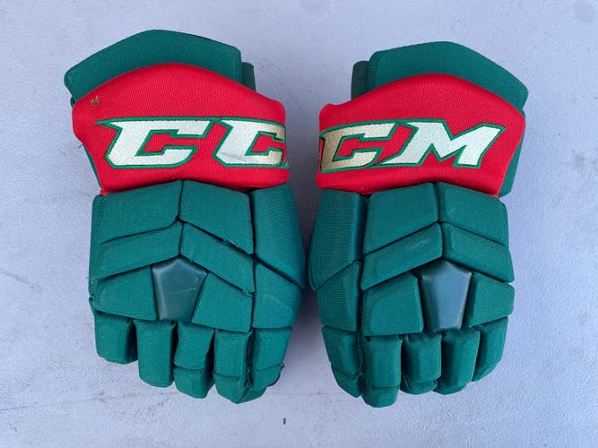 CCM HGTKPP Tacks Pro Stock 14" Hockey Gloves Wild Green 3367