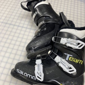 Salomon Team Youth Downhill Ski Boots w/Fleece Liners MDP 24.5 US Size 6.5 Great