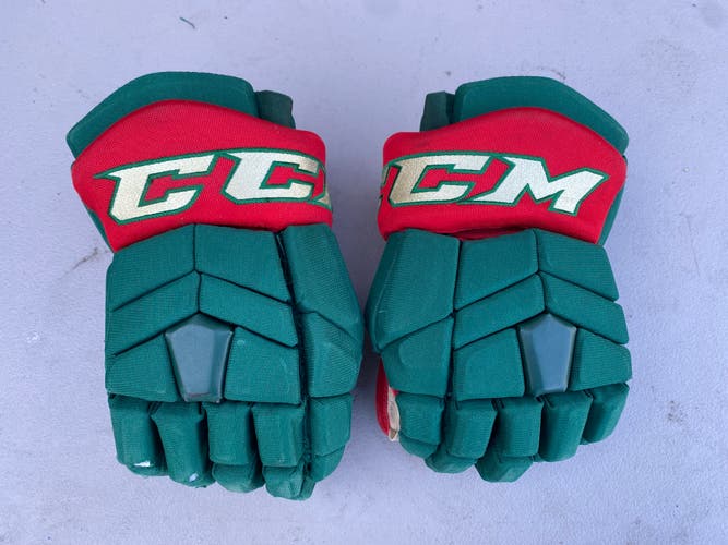 CCM HGTKPP Tacks Pro Stock 14" Hockey Gloves Wild Green 3371