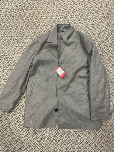 CCM Gray Men’s Large insulated overcoat