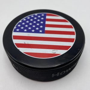 Stars and Stripes Hockey Puck Bottle Opener