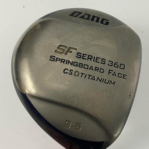 BANG Golf SF Series 360 Springboard Face Titanium 9.5* Driver RH Reg
