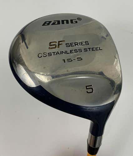 BANG Golf SF Series 15-5 Stainless #5 Fairway Wood RH Reg
