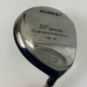 BANG Golf SF Series 15-5 Stainless #3 Fairway Wood RH Reg