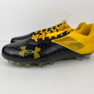 Under Armour Blur Lux MC Black/Gold Football Cleats 3023190-700 Size 13.5