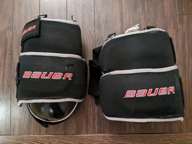 Used Bauer Goalie Knee Guards
