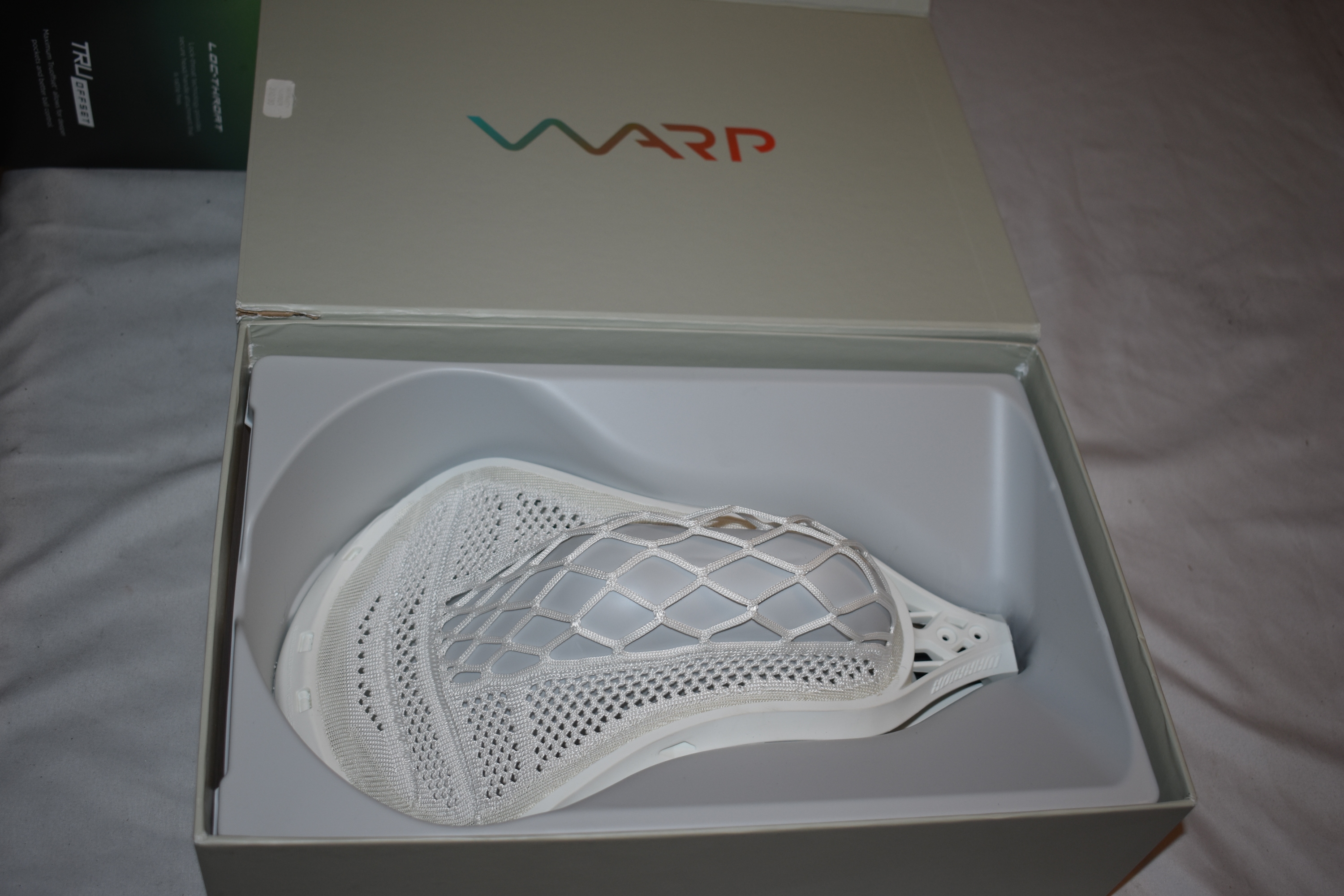 NEW - Warrior Evo Warp Pro Whip 2 Strung Lacrosse Head - In Box!