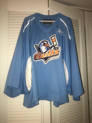 Authentic San Diego Gulls Ice Hockey Practice Jersey Goalie Cut