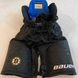 Bauer Nexus Pro Custom Pro Stock Hockey Pants Medium +1" Bruins Bjork Used NHL (9605)