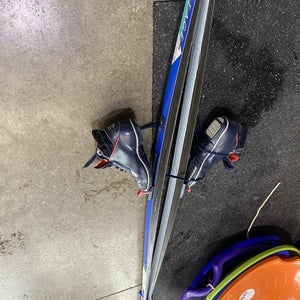 Used Rossignol Advantage W Salomon Sns 43 Boots 210 Cm Mens Cross Country Ski Combo