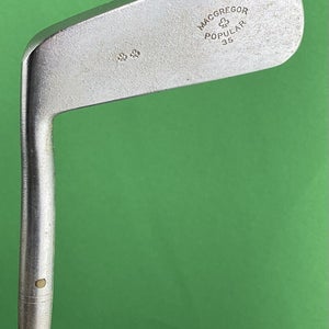 Vintage MacGregor Popular 35 LEFT Hand LH Blade Putter 34" w/ Pyratone Shaft