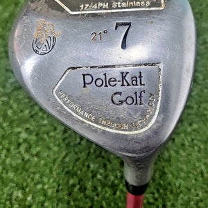 Pole-Kat XR II 7 Fairway Wood 21*  /  RH  /  Regular Graphite ~41.25"  /  jd5940