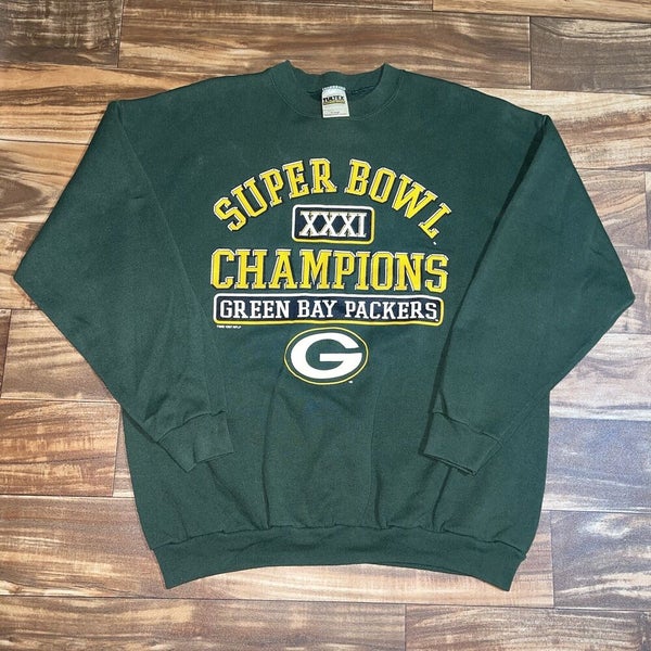 VINTAGE 1997 Green Bay Packers Super Bowl Pullover