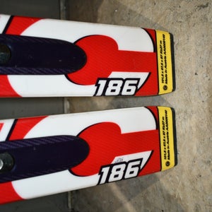 used ATOMIC Race GS 186 Doubledeck Skis with X19 Bindings