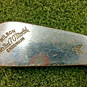 Wilson Related 70 Model Chromium 9 Putter RH / ~34.5" / Leather Grip /mm6646