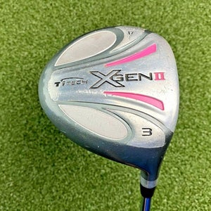 TiTech XGEN II 3 Wood 17* / RH / Ladies Steel ~40" / Good Grip / jl4041