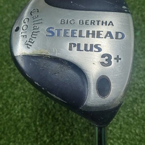 Callaway Big Bertha Steelhead Plus 3+ Wood  /  RH  /  Ladies Steel ~43" / jd5892