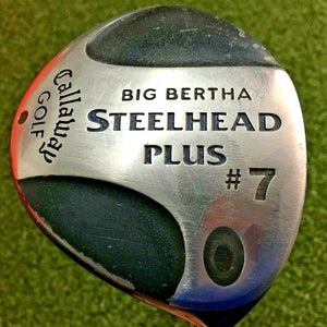Callaway Big Bertha Steelhead Plus #7 Wood  RH  Ladies Graphite NEW GRIP /mm4486