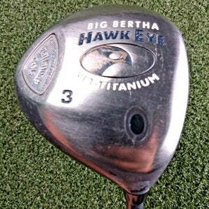 Callaway Big Bertha Hawk Eye 3 Wood / RH ~41.5" / Ladies Graphite / gw3542