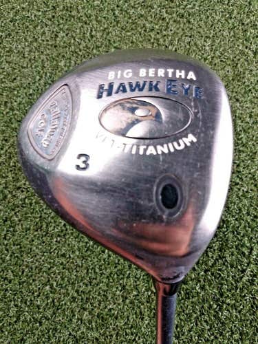 Callaway Big Bertha Hawk Eye 3 Wood / RH ~41.5" / Ladies Graphite / gw3542
