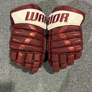 Lightly Used Warrior Alpha DX Pro Stock Gloves Colorado Avalanche Reverse Retro 13”