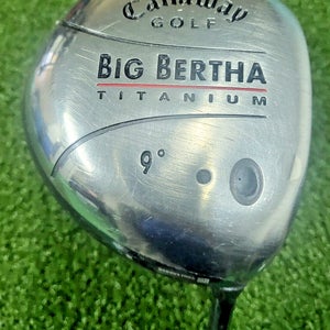 Callaway Big Bertha Ti Driver 9* RH / Regular Graphite ~45" / Good Grip / jd7755
