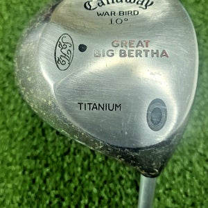 Callaway Great Big Bertha War Bird Driver 10* RH Regular Graphite ~44.5"/ jd7756