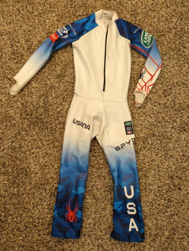 US Ski Team Issued 2021 Spyder Ski Medium Downhill Suit FIS Legal