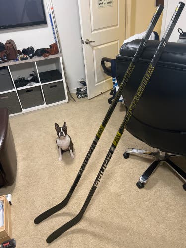 2-Pack of Right Handed Bauer Supreme 2S Pro Hockey Stick 82 Flex P88