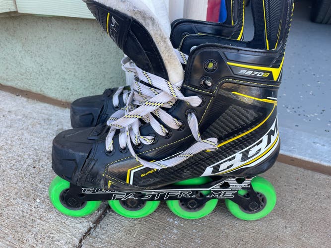 Senior Used CCM Super Tacks 9370 Hockey Skates Regular Width Size 8
