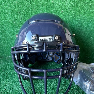 Adult XL- Schutt F7 VTD Football Helmet - Navy Blue