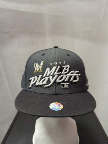 Milwaukee Brewers 2011 Playoffs Snapback Hat MLB