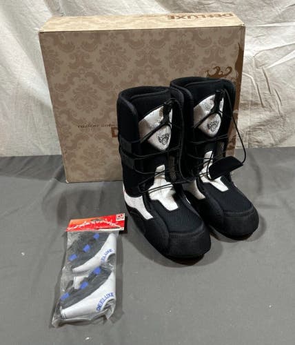 Deeluxe TL Air Thermo Heat Moldable Boots Liners +Lace Trim MDP 24 US 6 NEW