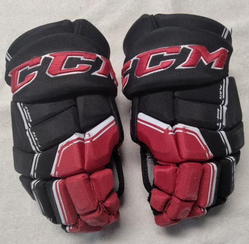 CCM QuickLite QLT Gloves BLK/RED 15"