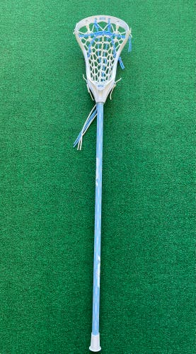 STX Crux 100 Head On A STX 6000 Shaft In White/Carolina Blue