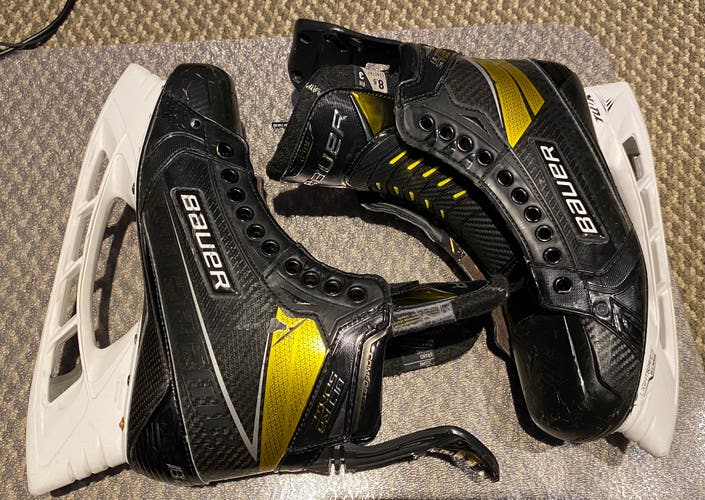 Used Bauer  Size 8.5 Supreme UltraSonic Hockey Skates
