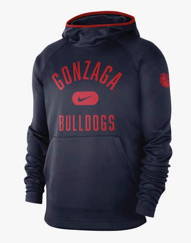 NWT men’s small nike spotlight gonzaga bulldogs logo hoodie basketball