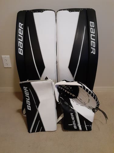Used 35" Bauer Regular Supreme 3s Goalie Full Set